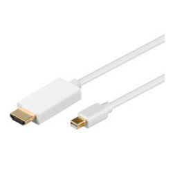 Goobay 2m Mini DisplayPort - HDMI Cable Blanc
