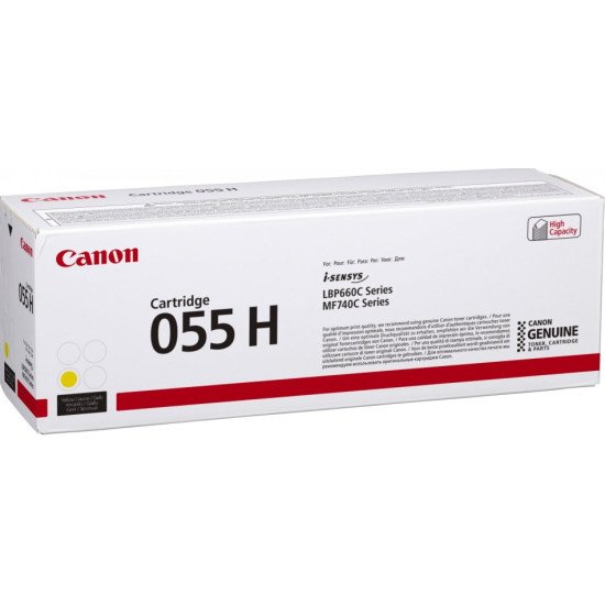 Canon 055H Toner Original Jaune 1 pièce(s)