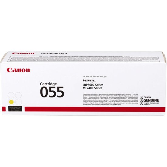 Canon 055 Toner Original Jaune 1 pièce(s)