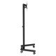Manhattan Chariot pour TV/moniteurs, écrans 13"–42", Compatibilité VESA : de 75x75 à 200x200 mm (vérifiez les dimensions des quatre trous de fixation à l'arrière), charge max. 20 kg, 6 hauteurs, support