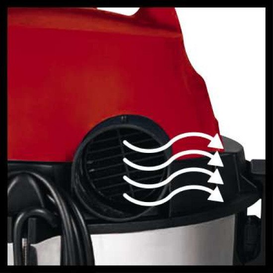 Einhell TC-VC 1820 SA 2342425 Aspiratutto 1250 W 20 l Aspirateur réservoir cylindrique Sac à poussière Einhell TC-VC 1820 SA 2342425 Aspiratutto 1250 W 20 l Aspirateur réservoir cylindrique Sac à poussière