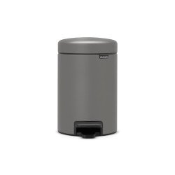 Brabantia 126260 poubelle 3 L Rond Plastique Gris Brabantia 126260 poubelle 3 L Rond Plastique Gris