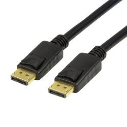 LogiLink CV0120 câble DisplayPort 2 m Noir LogiLink CV0120 câble DisplayPort 2 m Noir