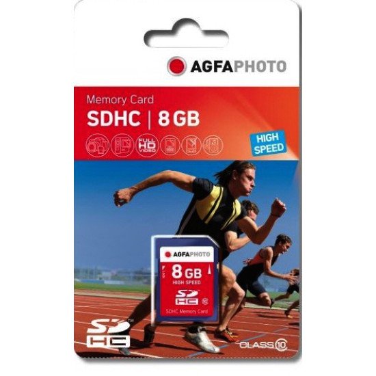 AgfaPhoto 8GB SDHC 8 Go MLC Classe 10