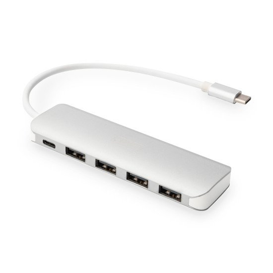 Digitus Hub 4 ports (USB 3.0) avec USB Type-C™ + PD