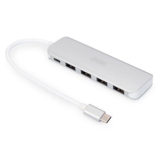 Digitus Hub 4 ports (USB 3.0) avec USB Type-C™ + PD