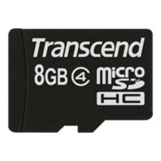 Transcend TS8GUSDC4 mémoire flash 8 Go MicroSDHC Classe 4