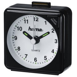 Hama A50 Réveil à quartz Noir