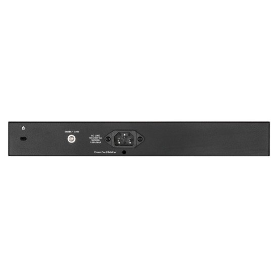 D-Link DGS-1210-52MP Géré L2 Gigabit Ethernet (10/100/1000) Connexion Ethernet POE Noir, Gris