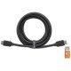 Manhattan Câble HDMI 4K@60 Hz avec Ethernet, 1 m, certifié, adapté à TOUT les usages 4K et 1080p/HD - lors de la mise à niveau ou préparez-la pour le moment où vous en aurez besoin, mâle à mâle, noir, Ultra HD 4K x 2K, garantie à vie, équivalent à HDMM1MP