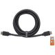 Manhattan Câble HDMI 4K@60 Hz avec Ethernet, 5 m, certifié, adapté à TOUT les usages 4K et 1080p/HD - lors de la mise à niveau ou préparez-la pour le moment où vous en aurez besoin, mâle à mâle, noir, Ultra HD 4K x 2K, garantie à vie, équivalent à HDMM5MP