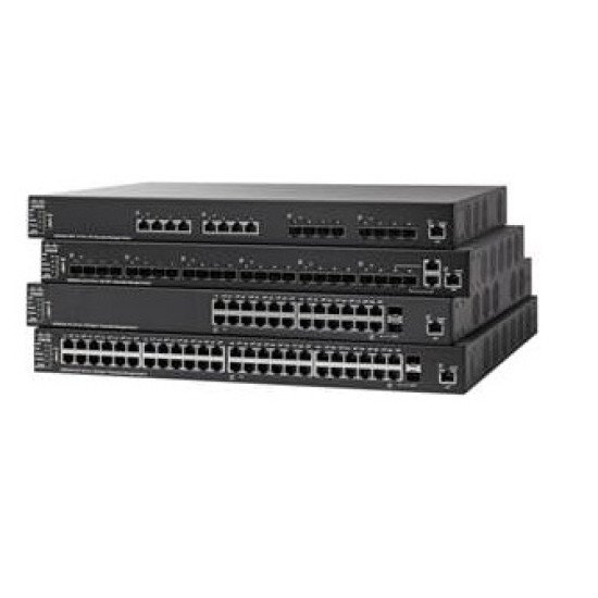 Cisco SX550X-24-K9-EU commutateur réseau Géré L3 Noir