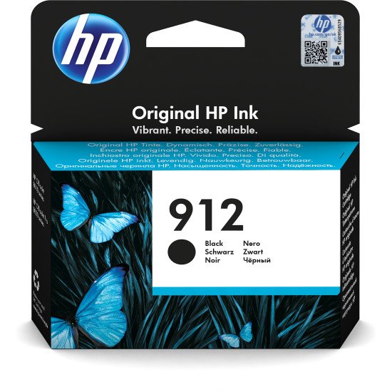 HP 912 Cartouche d'encre noire authentique