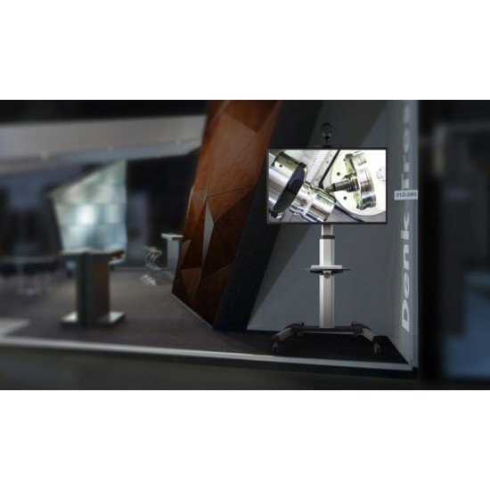 Reflecta 23210 support d'écran plat pour bureau 177,8 cm (70") Aluminium, Noir Sol