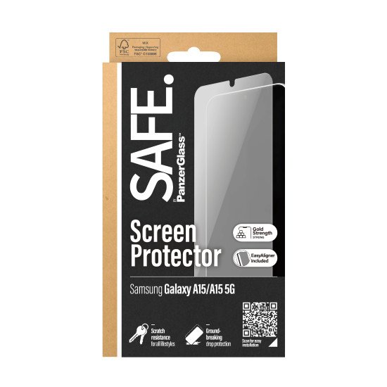 PanzerGlass SAFE95678 écran et protection arrière de téléphones portables Protection d'écran transparent Samsung 1 pièce(s)