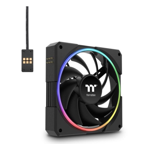 Thermaltake TS120 EX Boitier PC Ventilateur 12 cm Noir 3 pièce(s)