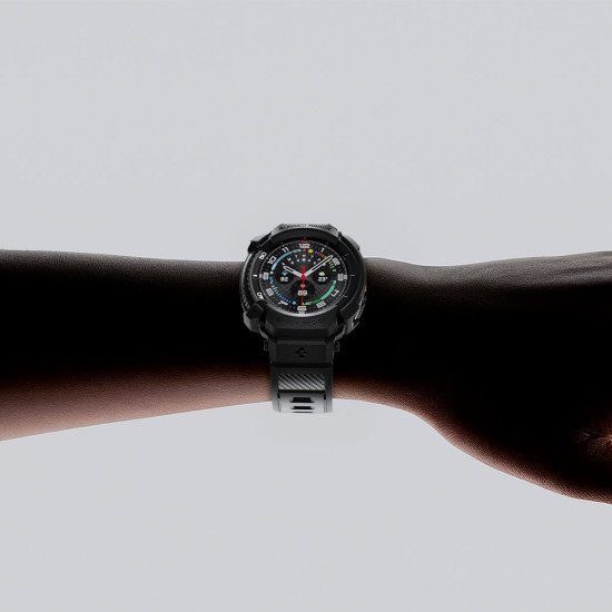 Spigen Rugged Armor Pro Boîtier + bracelet Noir Polyuréthane thermoplastique (TPU)