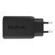 Fairphone ACCHAR-404-WW1 chargeur d'appareils mobiles Universel Noir Secteur Charge rapide Intérieure