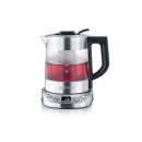 Severin WK 3473 bouilloire 1 L 2200 W Acier inoxydable, Transparent