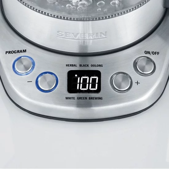 Severin WK 3473 bouilloire 1 L 2200 W Acier inoxydable, Transparent Severin WK 3473 bouilloire 1 L 2200 W Acier inoxydable, Transparent