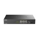 D-Link DGS-1010MP/E commutateur réseau Non-géré L2 Gigabit Ethernet (10/100/1000) Connexion Ethernet POE 1U Noir