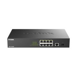 D-Link DGS-1010MP/E commutateur réseau Non-géré L2 Gigabit Ethernet (10/100/1000) Connexion Ethernet POE 1U Noir