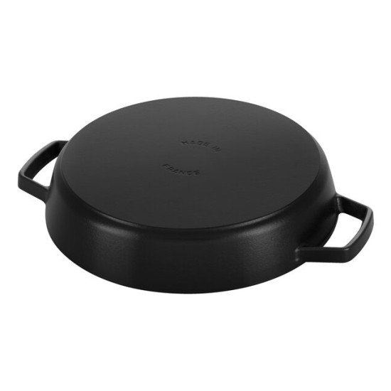 Staub 40511 40850-659-0 0 Frying Pan with Two Handles Black Cast Iron 20 cm
