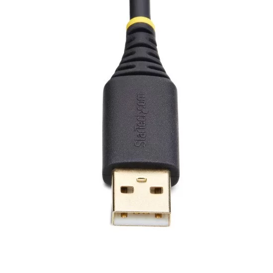 StarTech.com Câble USB vers Null Modem Série de 30cm, COM Retention, FTDI, Câble Adaptateur USB-A vers DB9 RS232, Vis/Écrous DB9 Interchangeables, Windows/macOS/Linux StarTech.com Câble USB vers Null Modem Série de 30cm, COM Retention, FTDI, Câble Adaptateur USB-A vers DB9 RS232, Vis/Écrous DB9 Interchangeables, Windows/macOS/Linux