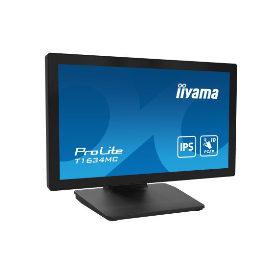 iiyama ProLite T1634MC-B1S écran PC 39,6 cm (15.6") 1920 x 1080 pixels Full HD LED Écran tactile Noir