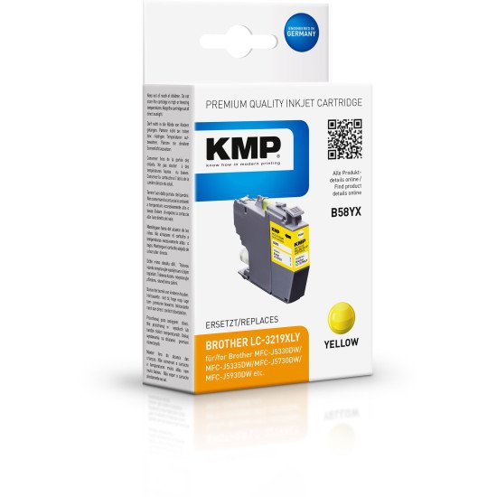 KMP 1538,4009 cartouche d'encre 1 pièce(s) Compatible Rendement élevé (XL) Jaune