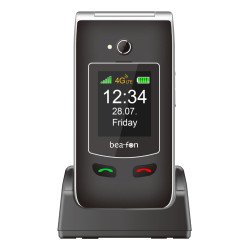 Beafon SL645plus LTE 7,11 cm (2.8") 120 g Noir, Argent Appareil-photo de téléphone