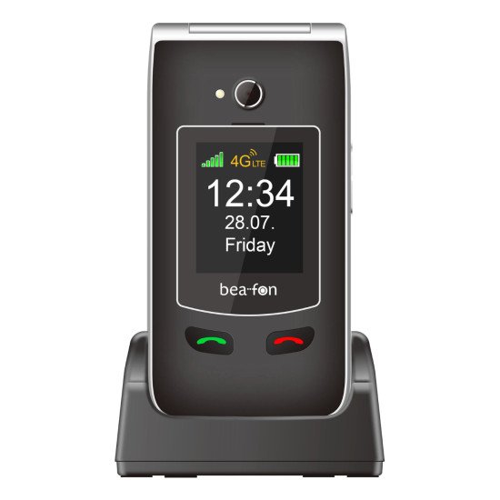 Beafon SL645plus LTE 7,11 cm (2.8") 120 g Noir, Argent Appareil-photo de téléphone