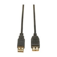 Tripp Lite U024-003 câble USB USB 2.0 0,9 m USB A 0,48 Gbit/s Noir