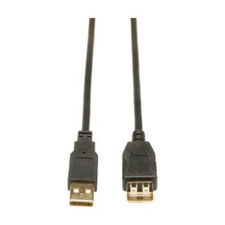 Tripp Lite U024-003 câble USB USB 2.0 0,9 m USB A 0,48 Gbit/s Noir