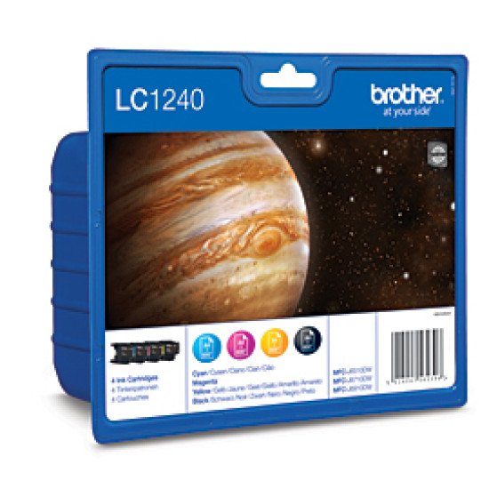 Brother LC-1240VALBP cartouche encre / Multipack / Noir, Cyan, Magenta, Jaune