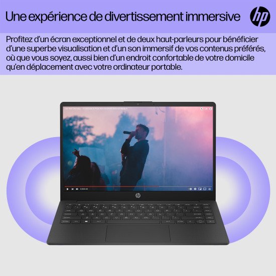 HP 14-ep0752nb Intel® Core™ i5 i5-1334U Ordinateur portable 35,6 cm (14") Full HD 8 Go DDR4-SDRAM 512 Go SSD Wi-Fi 6 (802.11ax) Windows 11 Home Argent