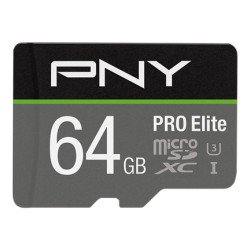 PNY PRO Elite mémoire flash 64 Go MicroSDXC Classe 10 UHS-I PNY PRO Elite mémoire flash 64 Go MicroSDXC Classe 10 UHS-I