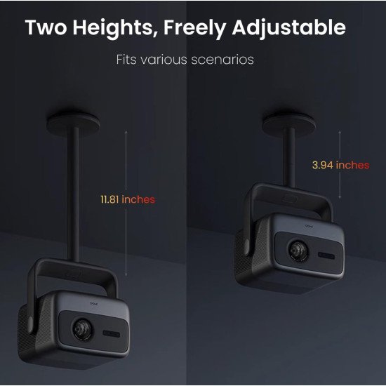 JmGO 61010054 support pour projecteurs Plafond Gris