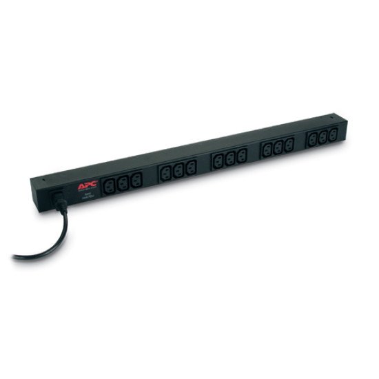 APC RACK PDU BASIC ZERO U 10A 230V unité de distribution d'énergie 15 sortie(s) CA 0U Noir