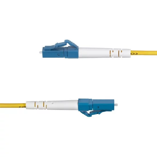 StarTech.com Câble Fibre Optique de 2m Simplex Monomode LC à SC (UPC) OS2, 9/125µm, 40G/100G, Cordon Fibre Optique, Insensible à la Courbure, Faible Perte d'Insertion, Cordon Patch Fibre LSZH StarTech.com Câble Fibre Optique de 2m Simplex Monomode LC à SC (UPC) OS2, 9/125µm, 40G/100G, Cordon Fibre Optique, Insensible à la Courbure, Faible Perte d'Insertion, Cordon Patch Fibre LSZH
