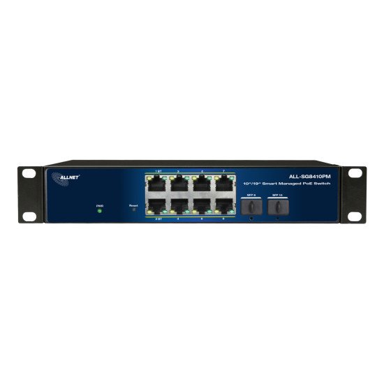 ALLNET 221669 Géré L2 Gigabit Ethernet (10/100/1000) Connexion Ethernet POE Noir