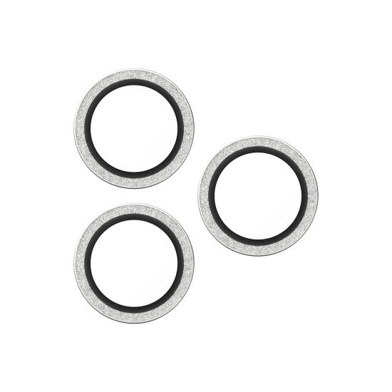 PanzerGlass ® Hoops® Glitter Silver Camera Lens Protector iPhone 17 Pro | iPhone 17 Pro Max | iPhone 16 Pro | 16 Pro Max Protection d'écran transparent Apple 1 pièce(s) PanzerGlass ® Hoops® Glitter Silver Camera Lens Protector iPhone 17 Pro | iPhone 17 Pro Max | iPhone 16 Pro | 16 Pro Max Protection d'écran transparent Apple 1 pièce(s)