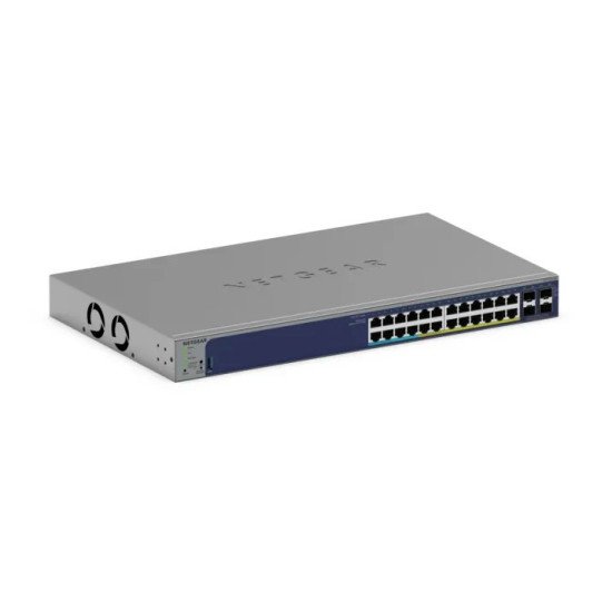 NETGEAR 24P GE POE++SMART SWTH W/10G SFP+GS72