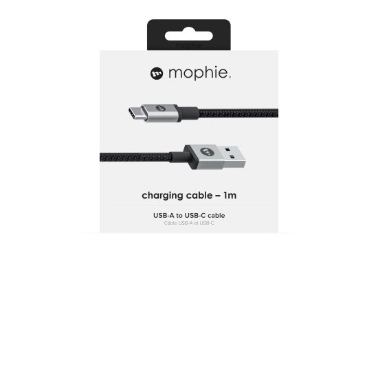 mophie 409903210 câble USB 1 m USB A USB C Noir
