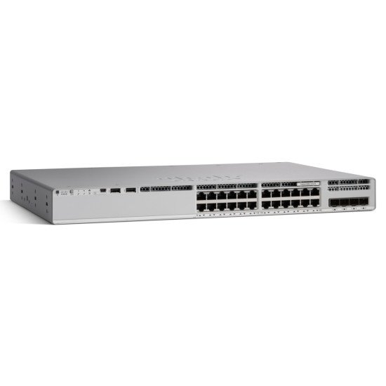 Cisco Catalyst C9200L Géré L3 Gigabit Ethernet (10/100/1000) Connexion Ethernet POE Gris Cisco Catalyst C9200L Géré L3 Gigabit Ethernet (10/100/1000) Connexion Ethernet POE Gris