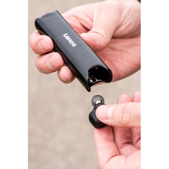 Lenco EPB-440 Casque Sans fil Ecouteurs Micro-USB Bluetooth Noir