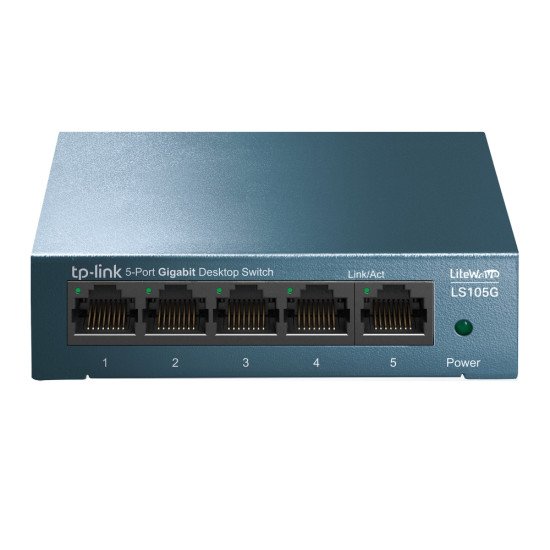 TP-LINK LS105G commutateur réseau Non-géré Gigabit Ethernet (10/100/1000) Bleu