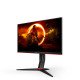 AOC G2 Q24G2A/BK écran PC 60,5 cm (23.8") 2560 x 1440 pixels Noir, Rouge