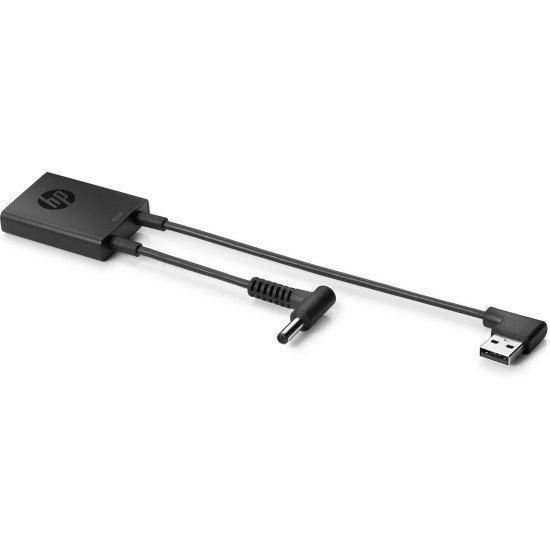 HP 4.5 mm and USB-C Dock Adapter G2 Avec fil USB 3.2 Gen 1 (3.1 Gen 1) Type-A Noir