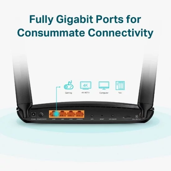 TP-LINK Archer MR600 routeur sans fil Bi-bande (2,4 GHz / 5 GHz) Gigabit Ethernet 3G 4G Noir TP-LINK Archer MR600 routeur sans fil Bi-bande (2,4 GHz / 5 GHz) Gigabit Ethernet 3G 4G Noir